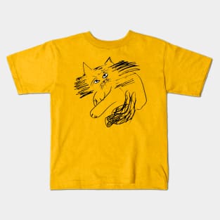 Cute Cat T-Shirt, Cat T Shirt, Cat Lover Gift Kids T-Shirt